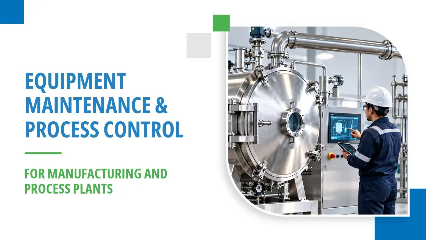 Industrial Equipment Maintenance and Process Control