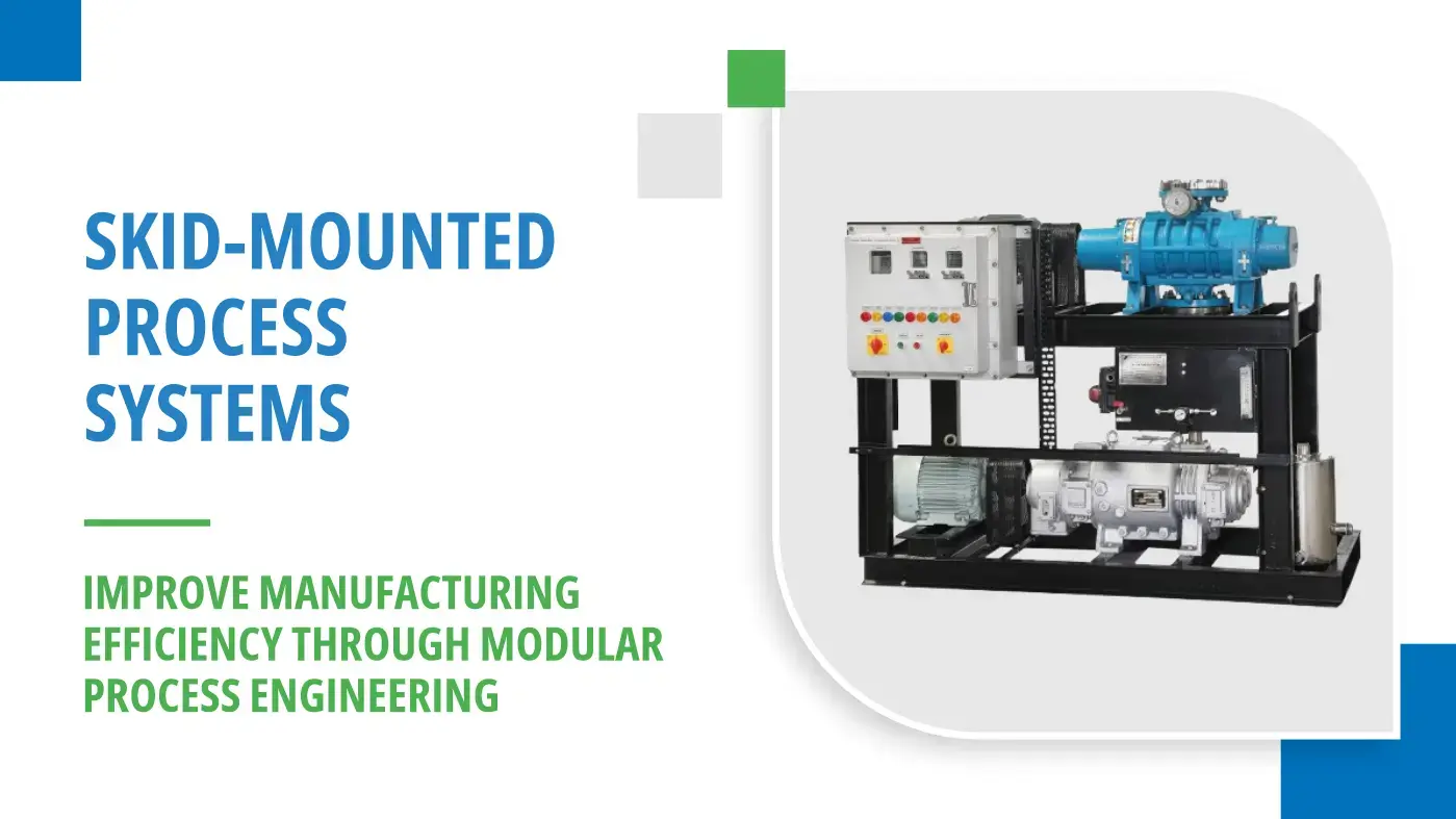 Modular skid-mounted industrial process system 